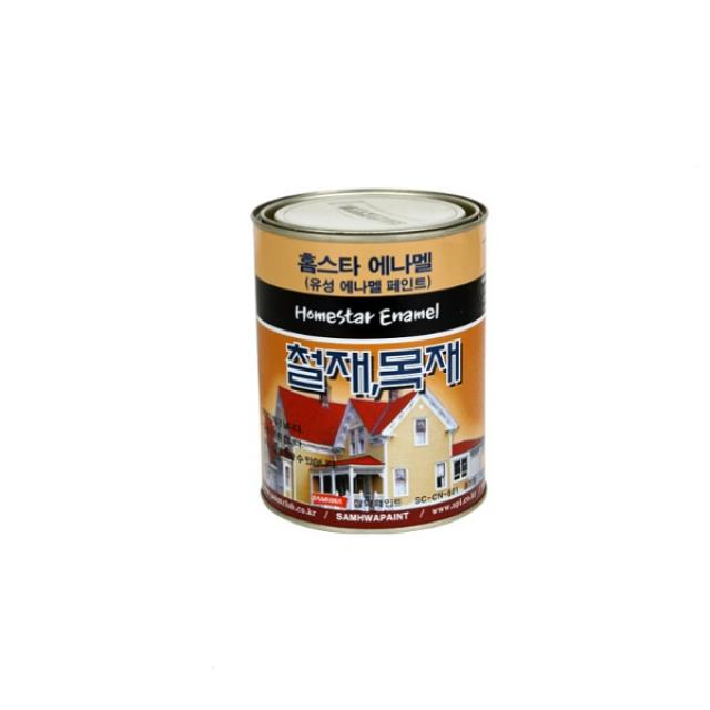 삼화페인트 홈스타 에나멜 1L 가정용 DIY, 연두색