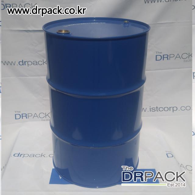 DRPACK 밀폐형 200리터 스틸드럼통 철드럼통 석유통, 1개