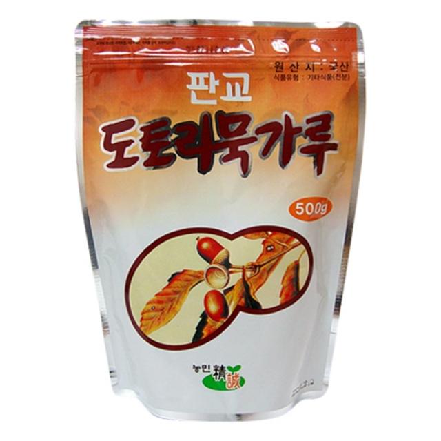 할인존 A83dW7446u 두레생협 도토리묵가루(500g) 도토리묵가루 묵가루 두레생협도토리묵가루 두레생협 식품, 1