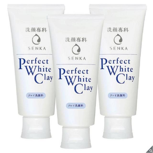 코스트코 센카 퍼펙트 화이트 클레이 클렌징 폼 120g x 3 Senka Perfect White Clay Cleansing Foam 구매대행, 1개