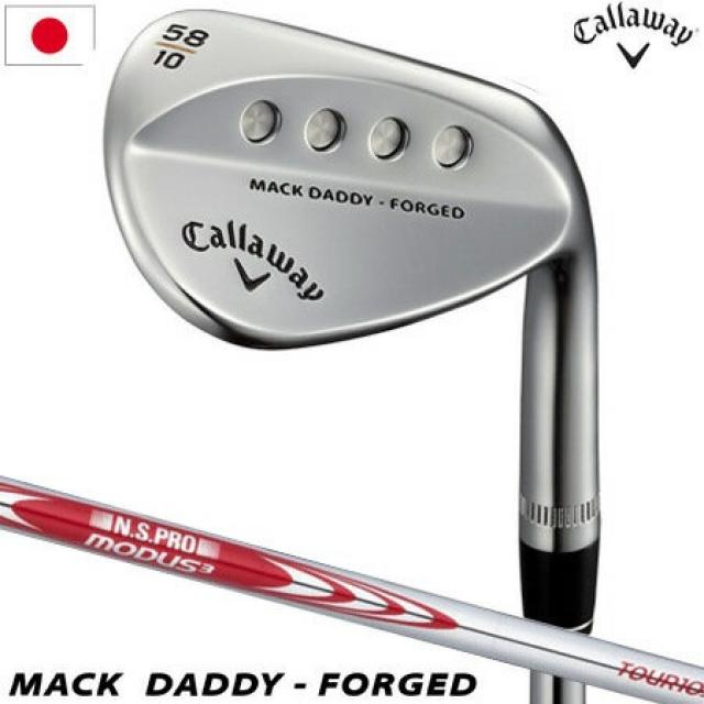 캘러웨이 2018-2019 MACK DADDY FORGED (맥 다 디 포지드) 웨지(wedge) [크롬 도금 마무리N.S.PRO MODUS3 T, 상세 설명 참조3