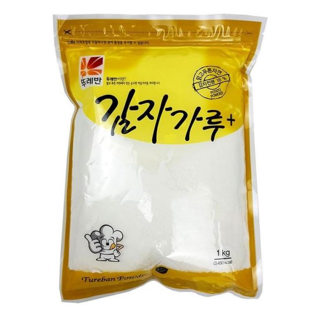 뚜레반 0198 감자가루+ 1kg 순수한 먹을거리, 단품