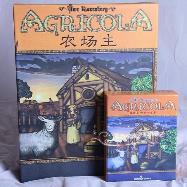 멜팅팟 농장주 헤엄치다 AGRICOLA 농가악 추가 확장함 경영류 싱글 가능 노는 클래식 모임 카드 패, 농장주 기초 _4합 1코팅