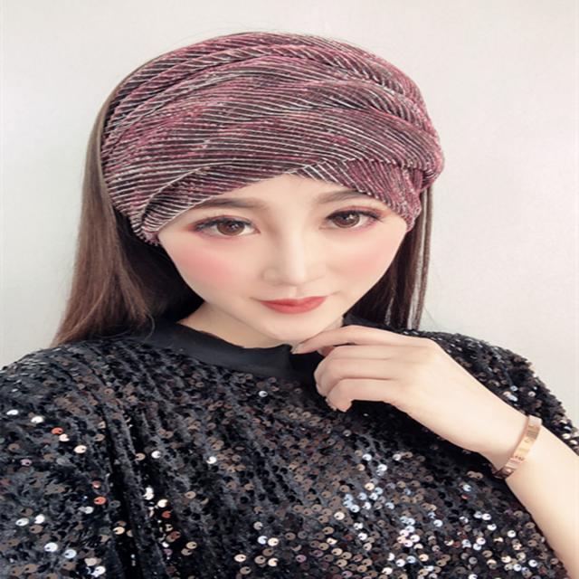 머리핀 YAOMENG수공 자체디자인 유럽풍 머리장식 머리수건 여성 무용 여행촬영 코디 유행패션 머리띠 스카프