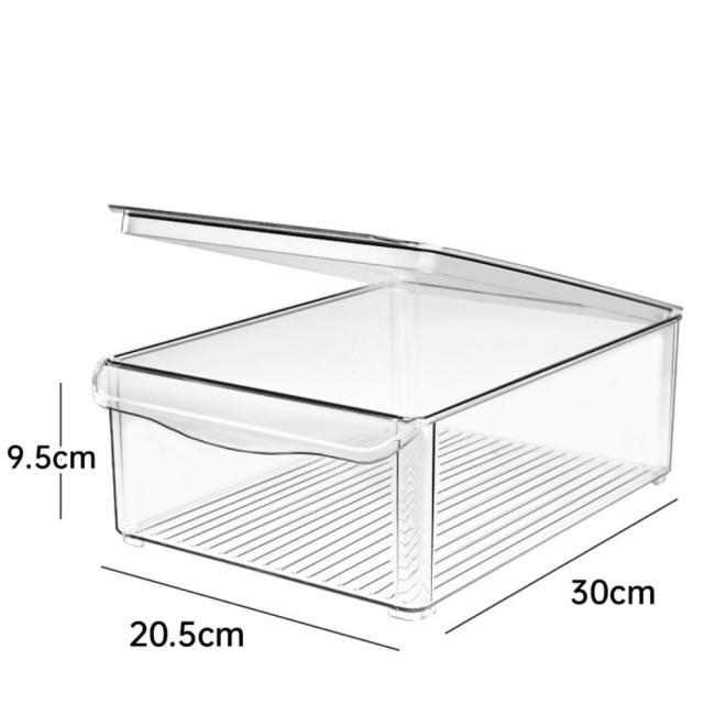 냉동고 정리함 냉장실 정리 야채 대파 소분 냉장고 수납 칸막이 트레이 용기, B타입(20.5x30x9.5cm)개