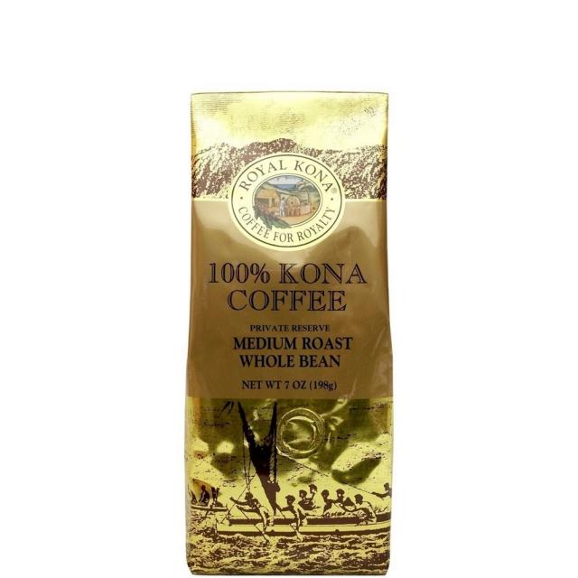 ROYAL KONA COFFEE FOR ROYALTY 왕족위한 로얄 코나 커피 100% 코나 커피 원두 미디엄 로스트 7oz PRIVATE RESERVE, 선택, 상세설명참조