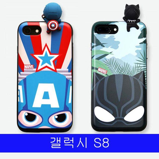 [신상]신상 갤럭시 S8 큐티마블 빼꼼카드 G950 케이스 갤럭시S8케이스 갤S8케이스 S8케이스 범퍼케이스 카드케이스, 1, 그루트