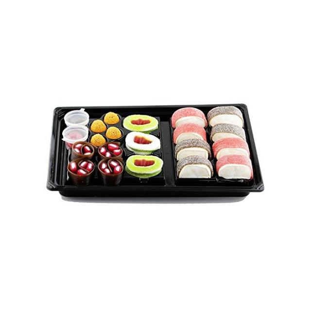 Raindrops Candy Gummy Sushi Bento Box, One Color, One Size