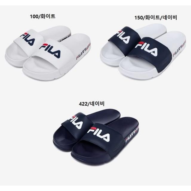 [갤러리아] 휠라(FILA)FILA [남 여공용)*NEW* 리니어로고 슬리퍼 드리프터 테잎 - 1SM00561