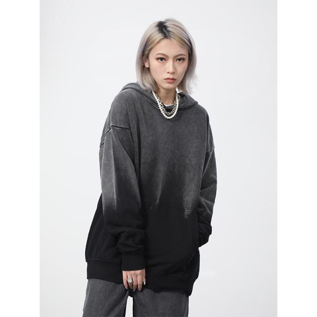가을후드 ALMO 1994 워싱 반신 얕다 화이트 후드맨투맨 남성 암흑색 후드티 얇은 2580201977