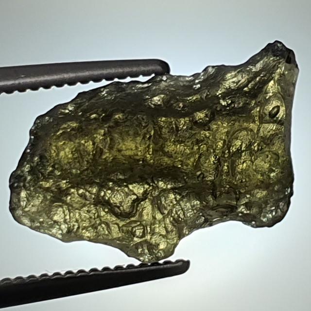 운석 METEORITE 몰다바이트 MOLDAVITE 충격암 3.4ct 체코 3ct4