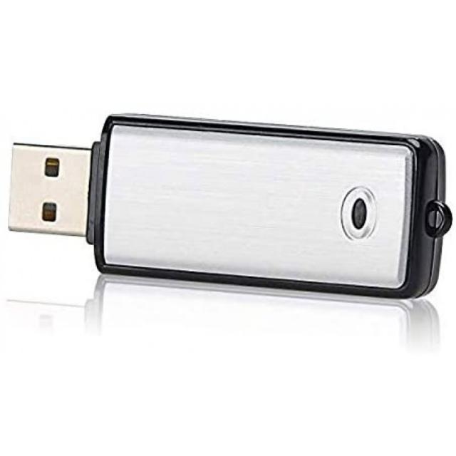 Ugetde>® 8GB USB 스파이 음성 녹음기 디지털 오디오 음성 녹음기 녹음기-휴대형 녹음기 - 펜드라이브 강연회를 위한 90시, 단일옵션, 단일옵션