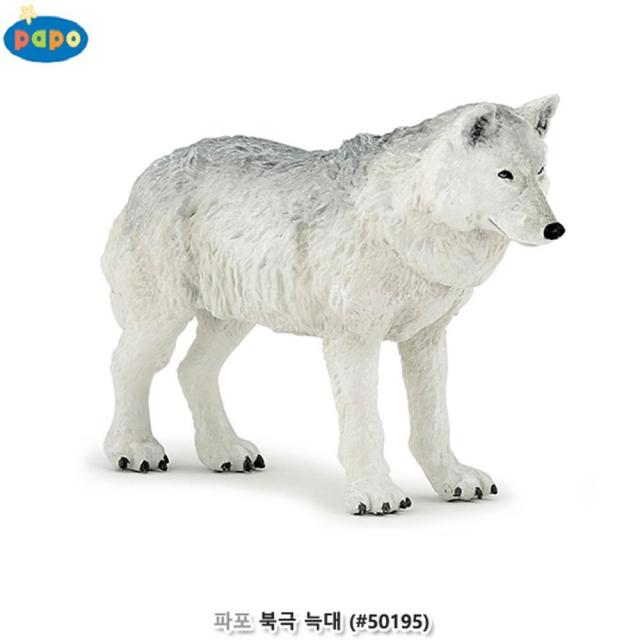 IQ 멸종위기 북극늑대 사실감 피규어 동물피규어