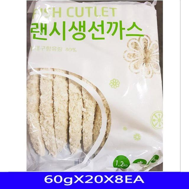 냉동 생선까스 업소용 식자재 영성통달 60gX20X8EA sopm, 1개