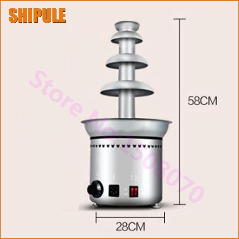 2018 승진에 shipule 스테인리스 stell 상업적인 초콜렛 분수 기계 초콜렛 분수 만드는 기계, 1개, 단일