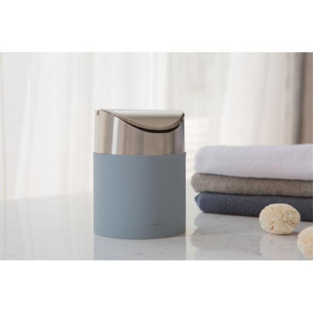 스윗드림 스텐 스윙 휴지통 추천선물 필수템 모던 생일선물 스마트휴지통 인기 생활용, 1개, 네이비