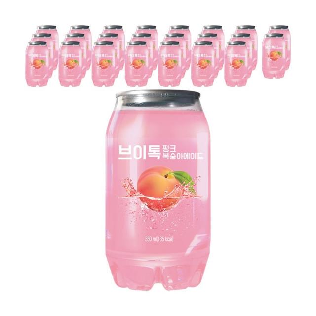 브이톡 핑크복숭아에이드 350ml 24페트, 1박스