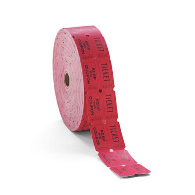 PMC59003 - Consecutively Numbered Double Ticket Roll PMC59003-연속적으로 번호가 매겨진 이중 티켓 롤, nullSET