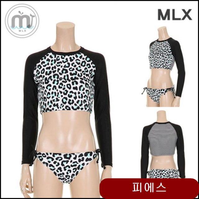 MLX 여자 비치웨어 래쉬가드 팬티세트수영복-DM 196 상하세트 여름 비치웨어룩 nohw