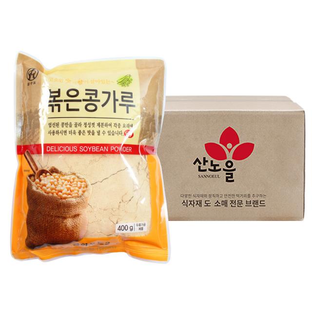 금하 절구표 볶음콩가루 1box 400gx20개 단일상품 400g