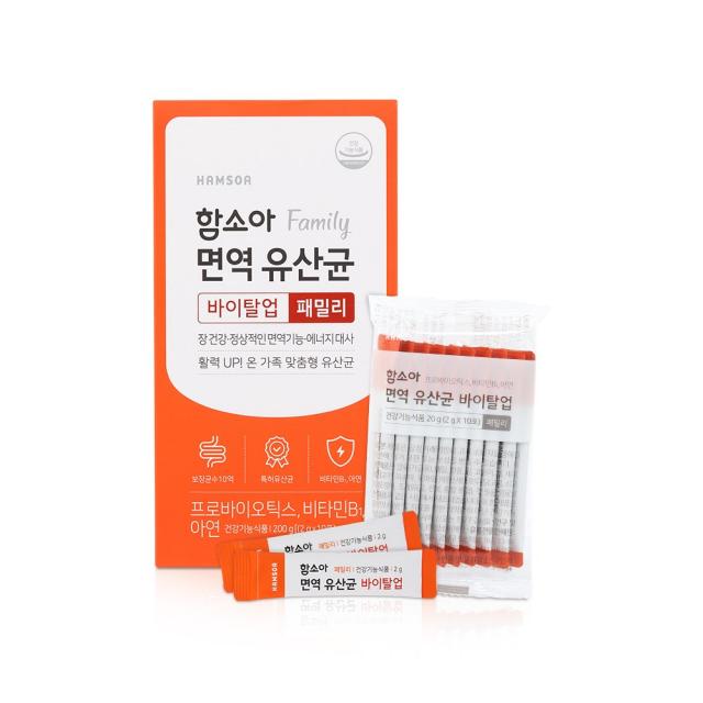 함소아 면역유산균 바이탈업 패밀리, 100포, 2g