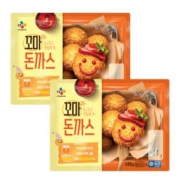 고메 CJ 바삭튀겨낸 꼬마돈카츠450gX2봉(무료배송), 2개