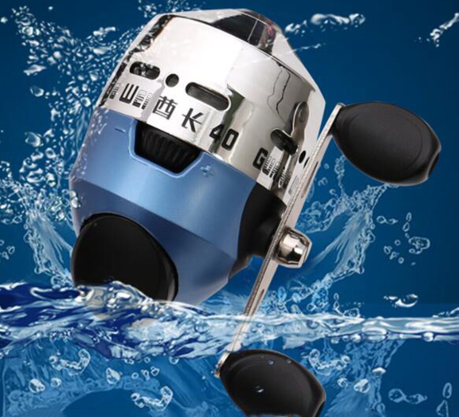 Yingtouman 2 개/몫 내장 완전 동봉 된 물고기 보트 abs 엔지니어링 플라스틱 도금 커버 금속 커버 두 재료 20 #/40 #, 1개