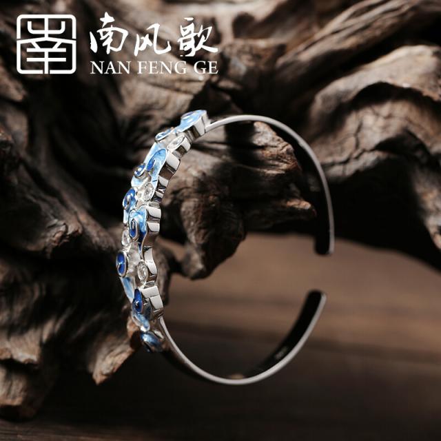 Nanfeng.오리지널(눈물) 오리지널 s925순은 아트 스타일 개성적인 동화 원인