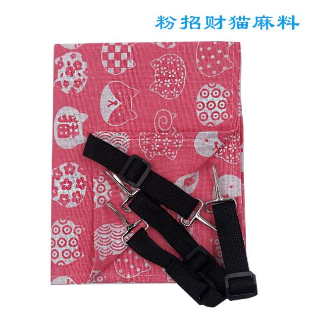 고양이 해먹 스윙 반려묘 매트 케이지 요람 둥지 발코니 창틀 일광욕 용품 언택트 여행, 럭키 캣 핑크 + L : 옷 길이 58 × 폭 48 cm