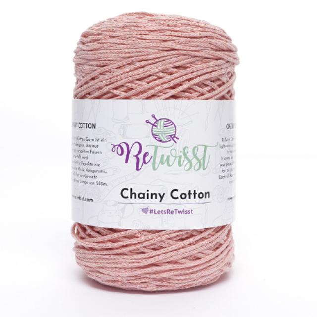 삼남뜨개실 리트위스트 체이니코튼 250g 10+1 면사 면실 혼방실 가방실 사계절실, ReTwisst Chainy Cotton, 27 파스텔 핑크