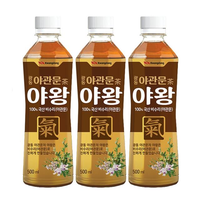 광동제약 GD015)광동 야관문차 야왕 500mlx24pet, 24개, 500ml