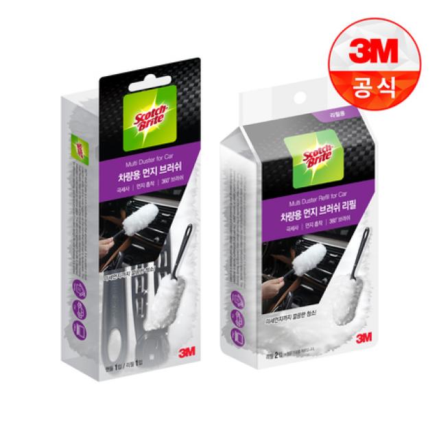 [멸치쇼핑]3M [3M]뉴 차량용 먼지떨이 핸들+리필 3입, 상세 설명 참조