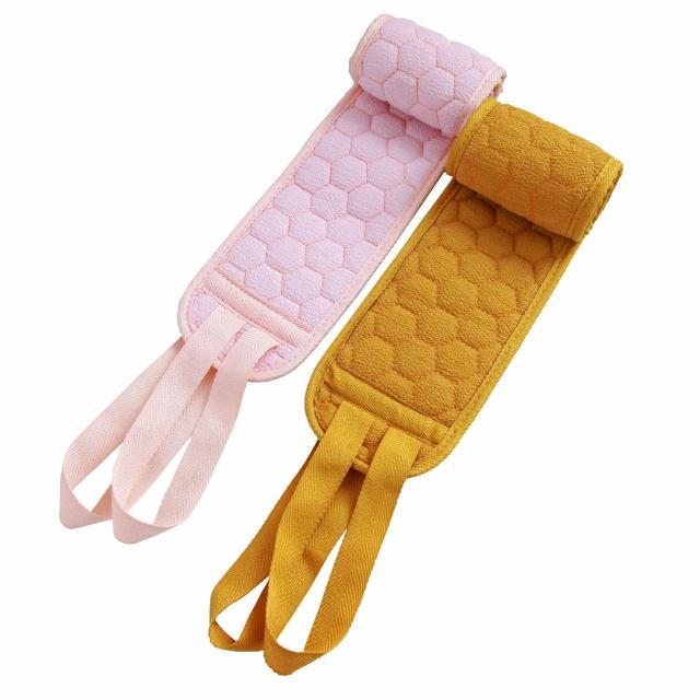 때밀이 면제된 수건 등을 당기다 성인 긴 목욕수건 때밀이 목욕 등밀이 목욕수건, 청록색, 포장하지 않음