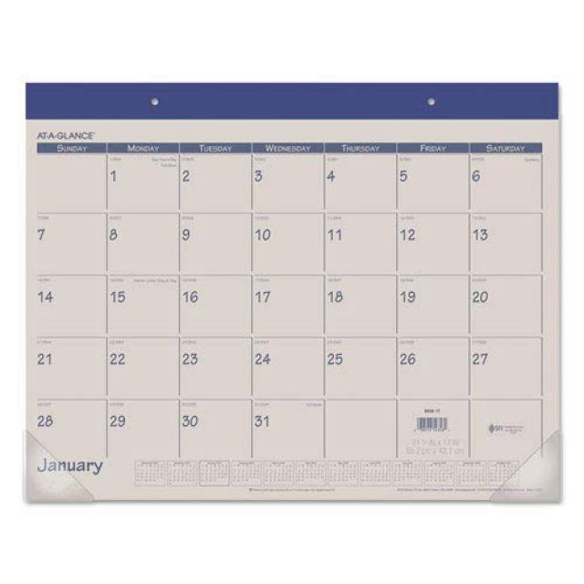 Aagsk2517 At A Glance Monthly Fashion Desk Pad Calendar Aagsk2517 한눈에 보는 월별 패션 데스크 패드 캘린더 Nullset