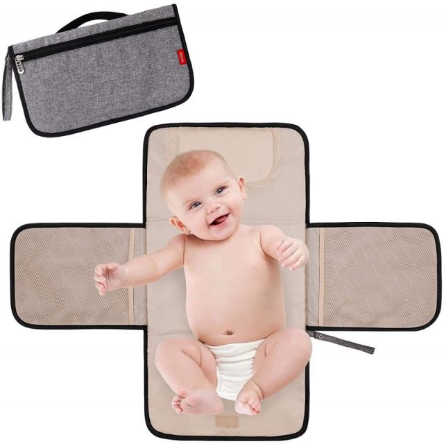 프랑스직송 B©B© 무책임 ©한 카펫을 위한 여행 랑거 매트리스 회색 머리를 위한 쿠션이 있는 휴대용 랑거, 단일옵션