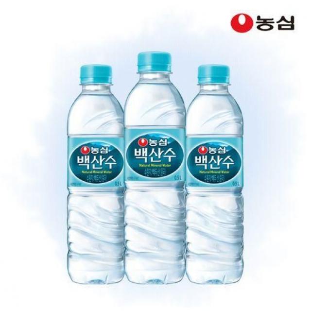 농심 백산수 500ml 40병 생수, 농심 백산수 500ml x 40병 생수 무료배송