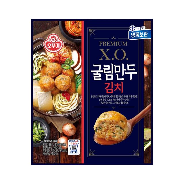 오뚜기 XO 굴림만두 김치 350g 2봉, 옵션없음, 옵션없음