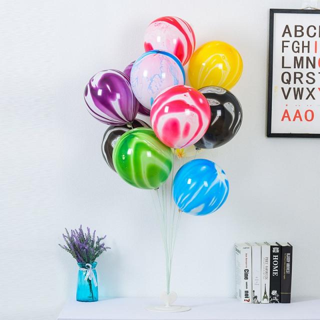 파티풍선 알파벳풍선 생일파티 돌잔치 각종 모임 장식 풍선 개점 기념 풍선 스탠드 받침대 결혼 생일파티의 날리는 장식 세트, 01 섀시 하나