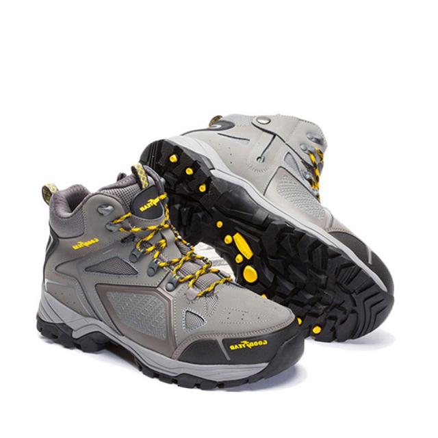 건설 현장 산업 안전화 통기성 오솔라이트 천연 소가죽 안전 작업화