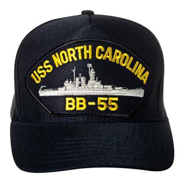 미국 네이비 Uss 북쪽 Carolina Bb 55 Battleship 엠블렘 앰블럼 패치 모자