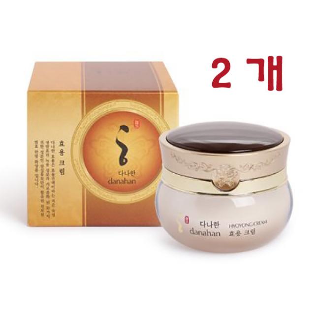 다나한 효용 크림 50ml - 피부보습영양 한방화장품, 2개, 50g