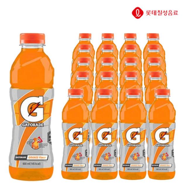 게토레이 오렌지 600ml X 20개 이온음료 스포츠음료 온동전후 수분섭취 갈증해소 게토레이 신제품 음료수 20개 600ml