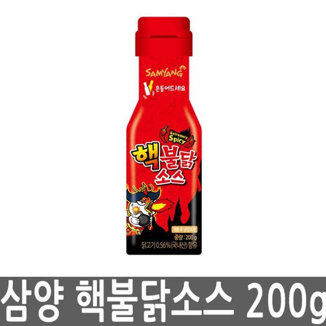 FOOD삼양 핵불닭소스 200g 5개 비빔장 양념장 소스불닭볶음매니아 불닭볶음소스 맛있게매운맛FW3BA377, 1