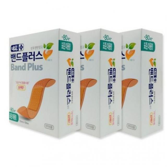 네오메디제약 밴드플러스에이 대용량 표준 80매, 33개