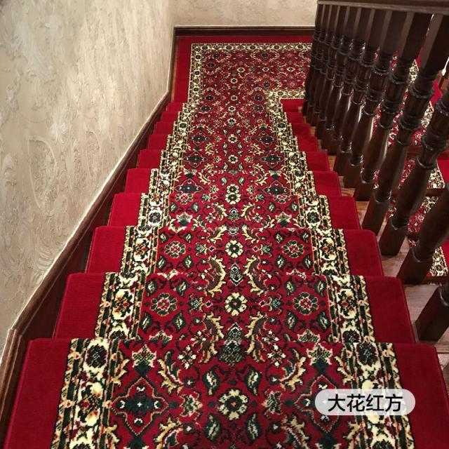 계단발판 미끄럼 방지 계단발판 가정용 계단발판 무접착제 계단양탄자무늬 이방형 맞춤 제작하여 고객님 연락 주십시오