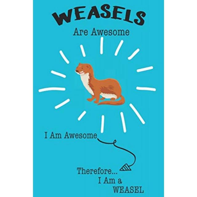 족제비 굉장하다 나는 굉장하다 그러므로 나는 족제비다: 귀여운 족제비 연인 저널/노트/일기/생일 또는, 단일옵션