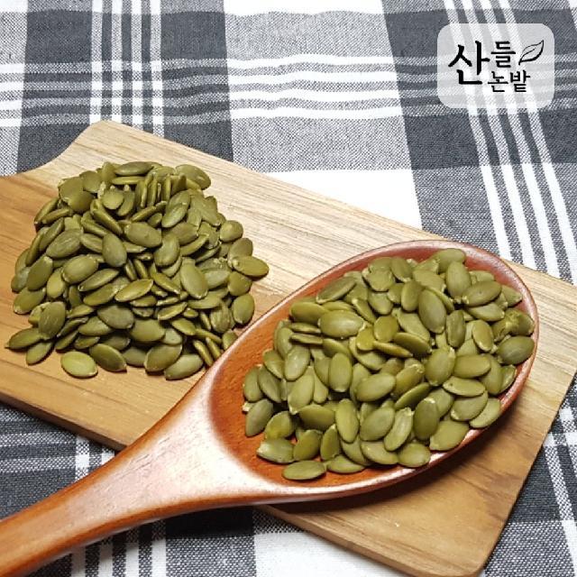 산들논밭 호박씨 1kg 지퍼백 토핑용 건강견과, 옵션없음