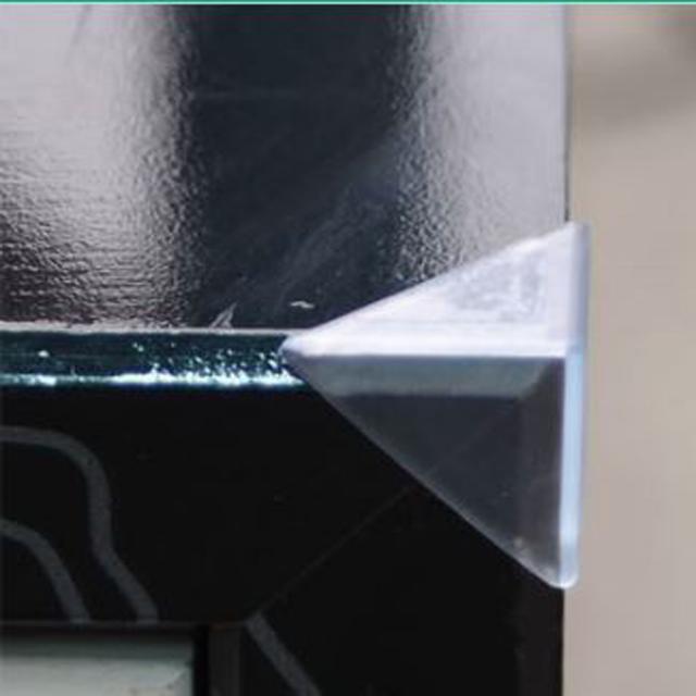 꼭지점 모서리보호대4개 삼각 커버 덮개 끝처리 범퍼 테이블 책상 거실 아이 짓 머소리 데 카바 덥게 투명