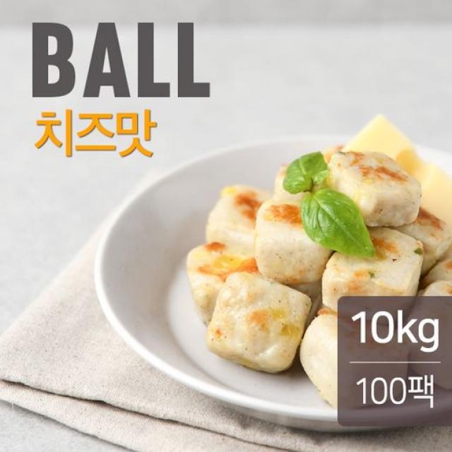 맛있닭 닭가슴살볼 치즈맛, 100팩, 100g