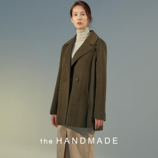 더핸드메이드 울 핸드메이드 하프코트